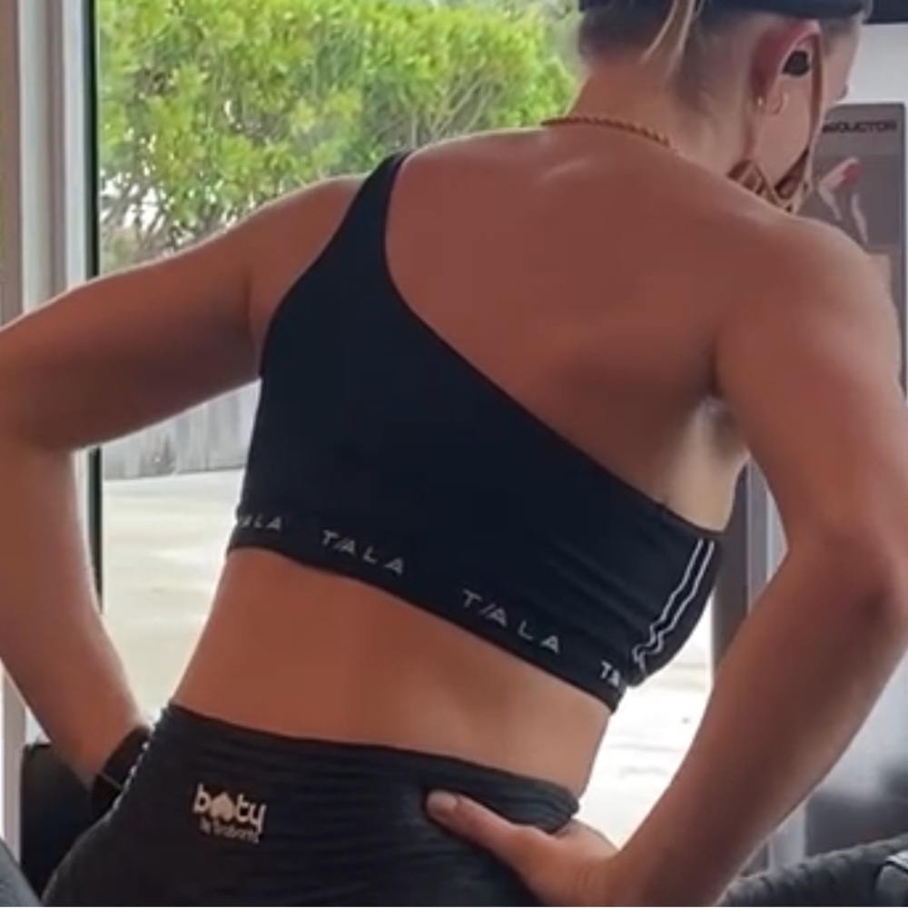 TALA one shoulder sports bra